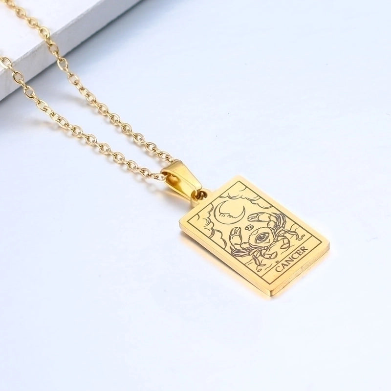 Minimalist Constellation Stainless Steel Plating Necklace