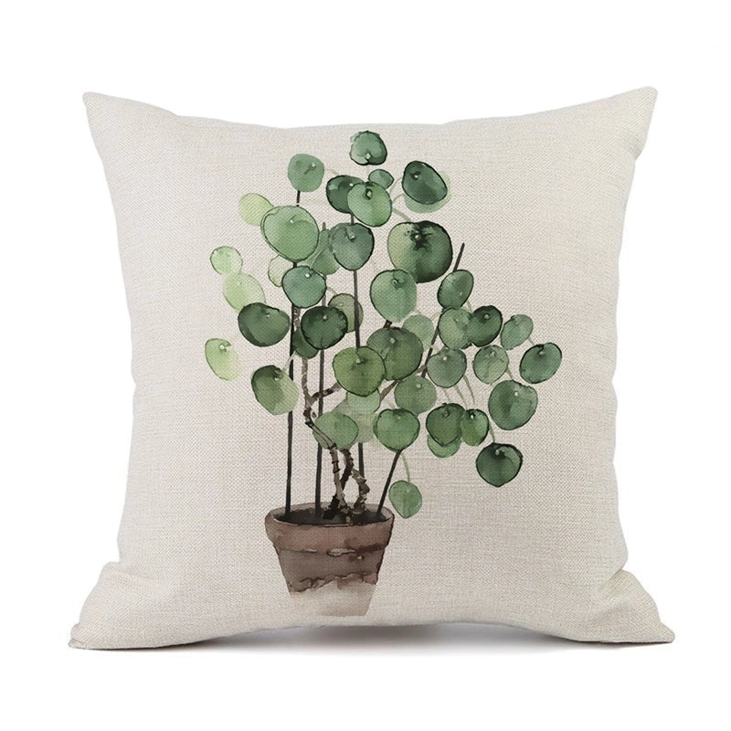 Fashion Plant Blended Pillow Cases