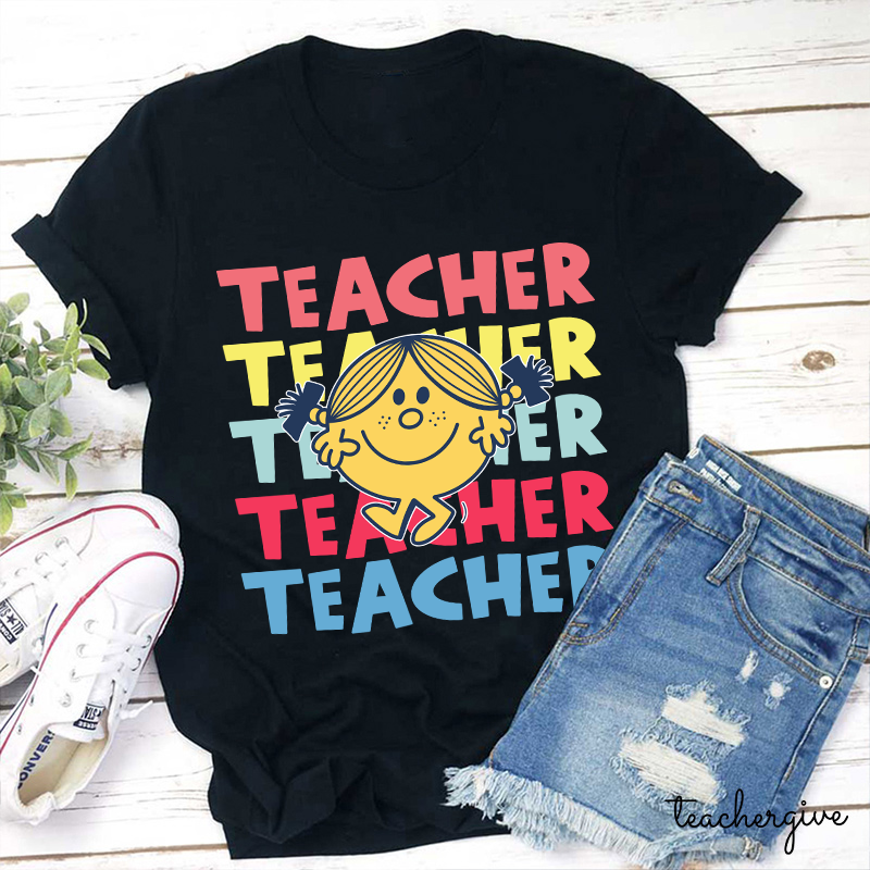 Teacher Letter Cute Little Girl T-Shirt