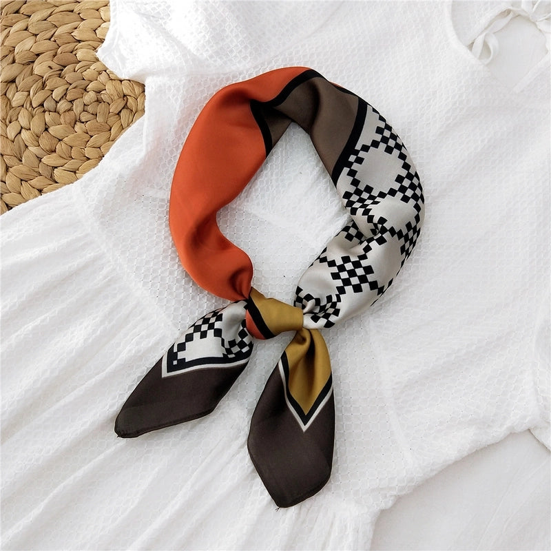 Simple Retro Square Scarf