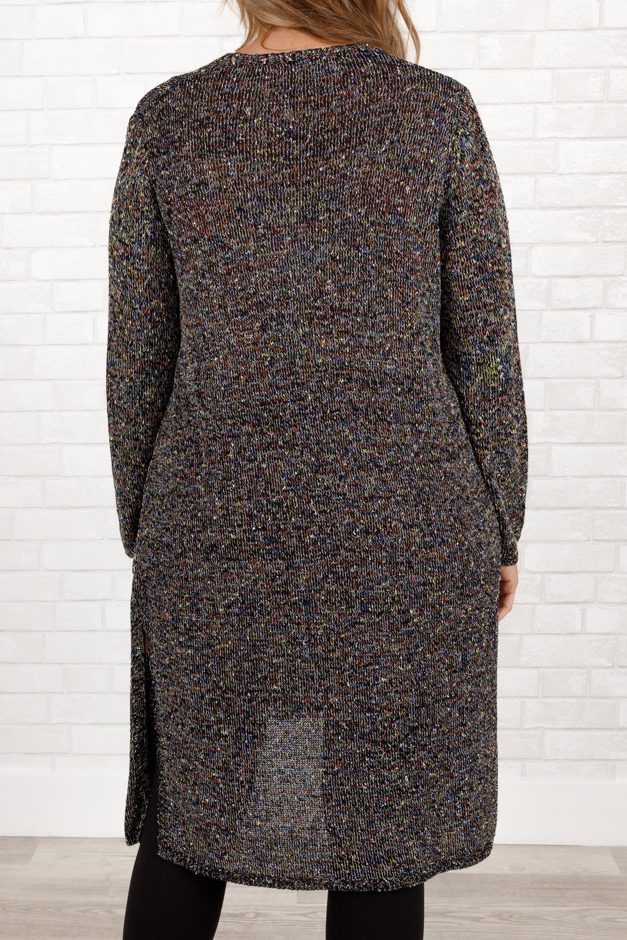 Different For Girls Cardigan. Black