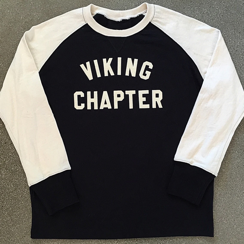 Original Letter Print Raglan Sleeve Sweatshirt