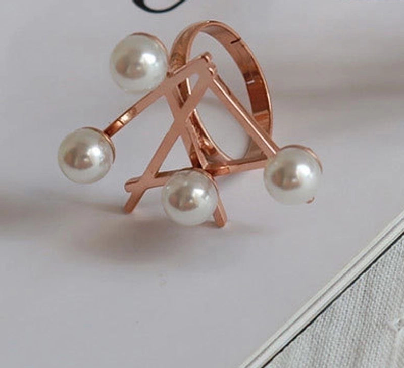Fashion 304 Stainless Steel 18K Gold Plated No Inlaid In Bulk