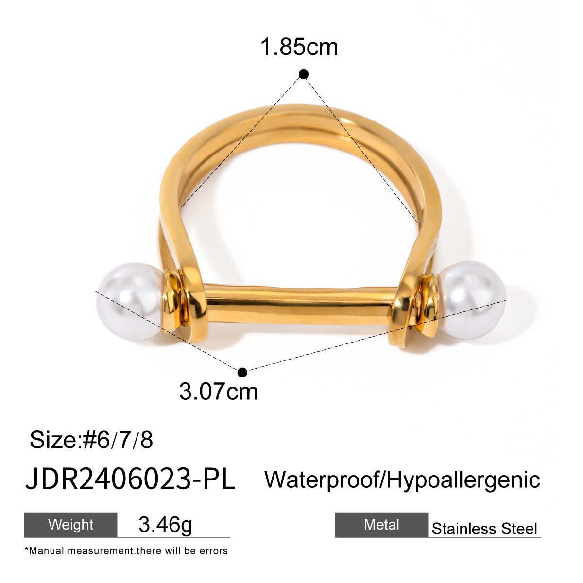 Love Heart Titanium Steel Ring Jewelry Rings Stainless Steel