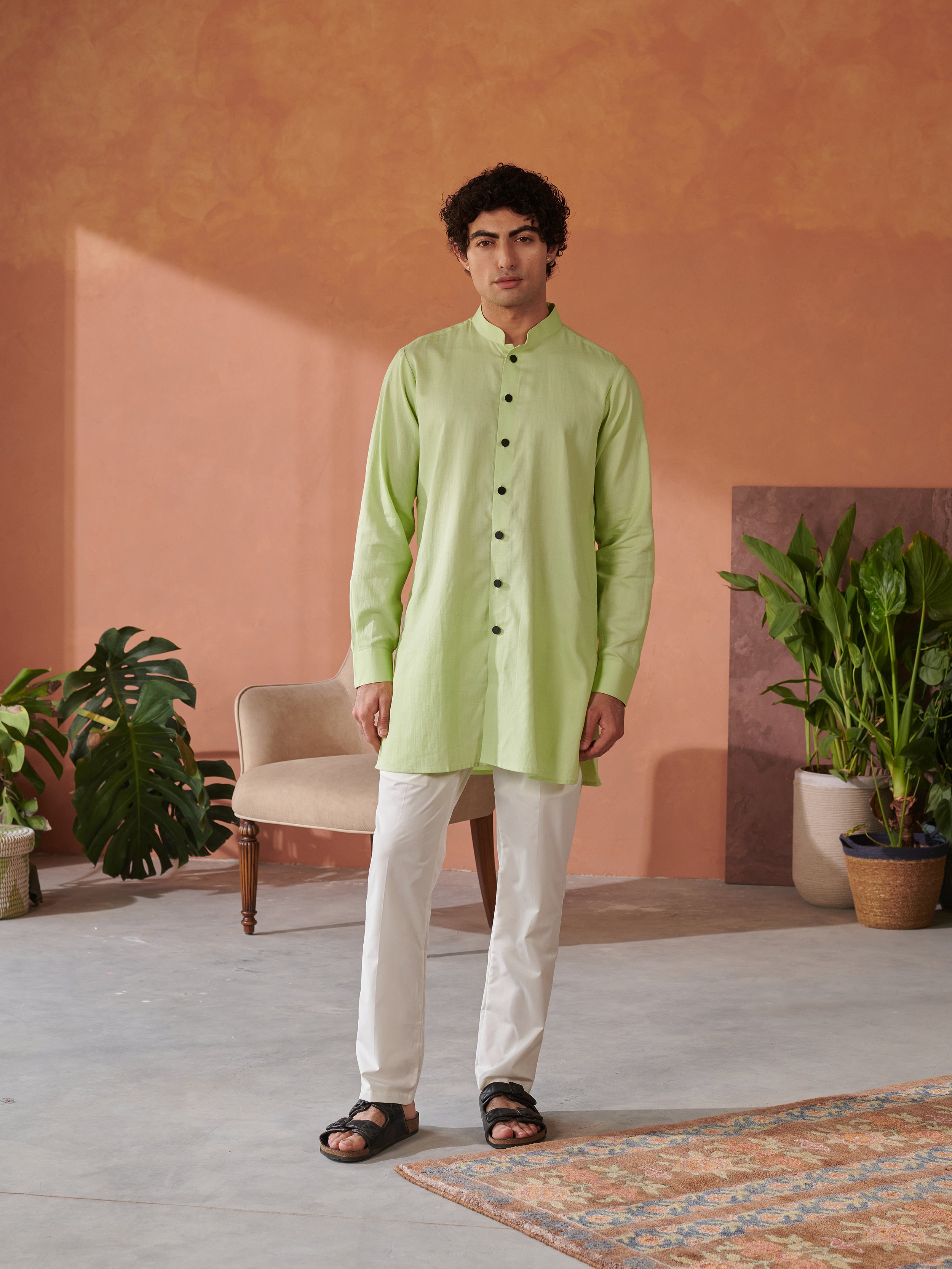 Sage Green Jodhpuri Kurta