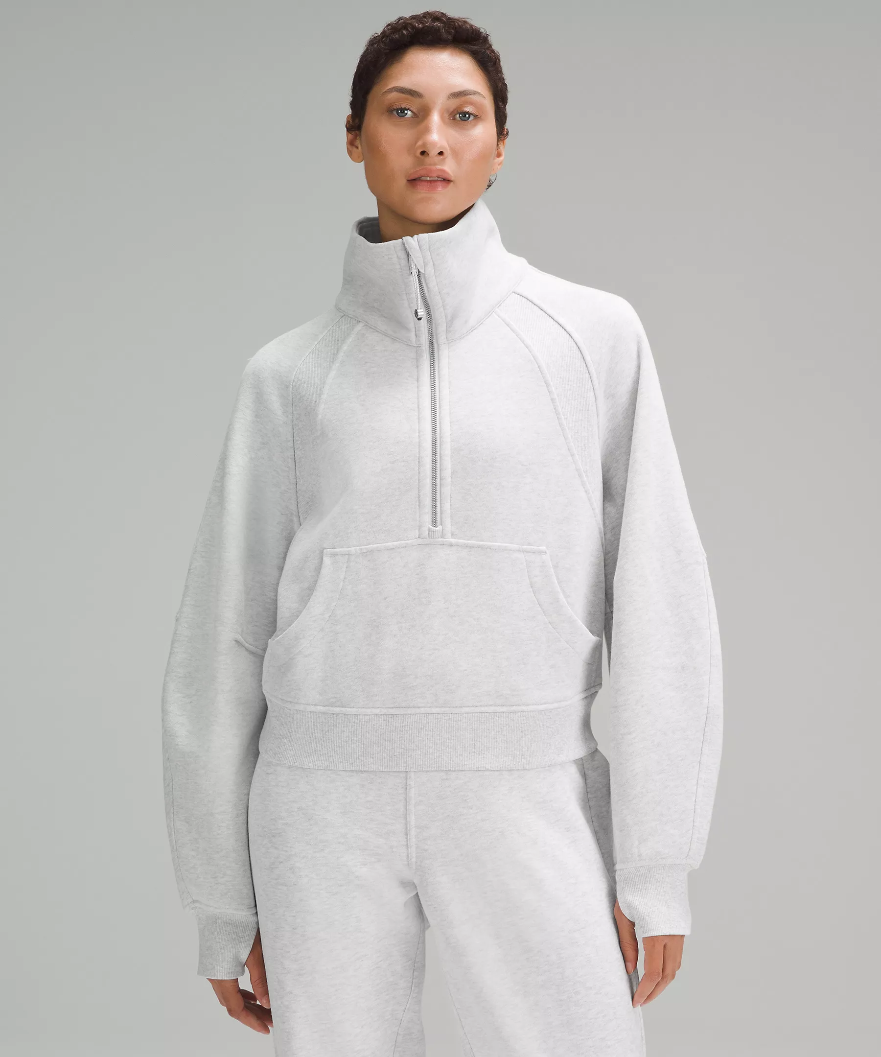 lululemon Scuba Oversized Funnel-Neck Half Zip