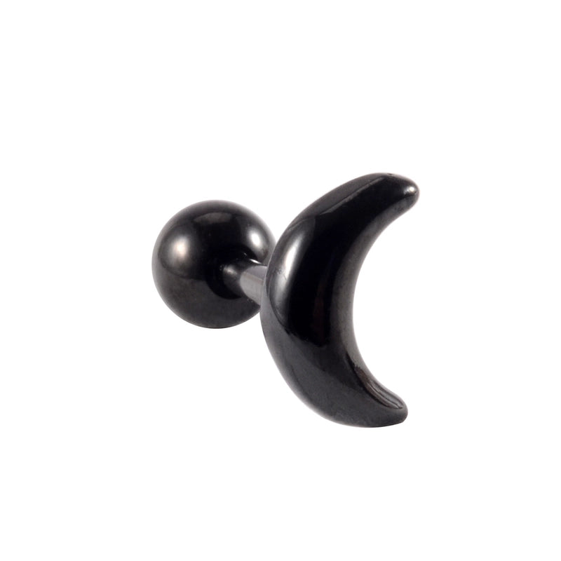 1 Piece Ear Cartilage Rings & Studs Casual Elegant Vacation Star Moon 304 Stainless Steel Plating 18K Gold Plated Lip Rings Ear Cartilage Rings & Studs