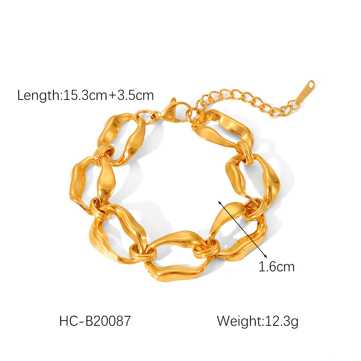 Stainless Steel Bracelet Ot Buckle Love Pearl Bracelet Female Titanium Steel Jewelry