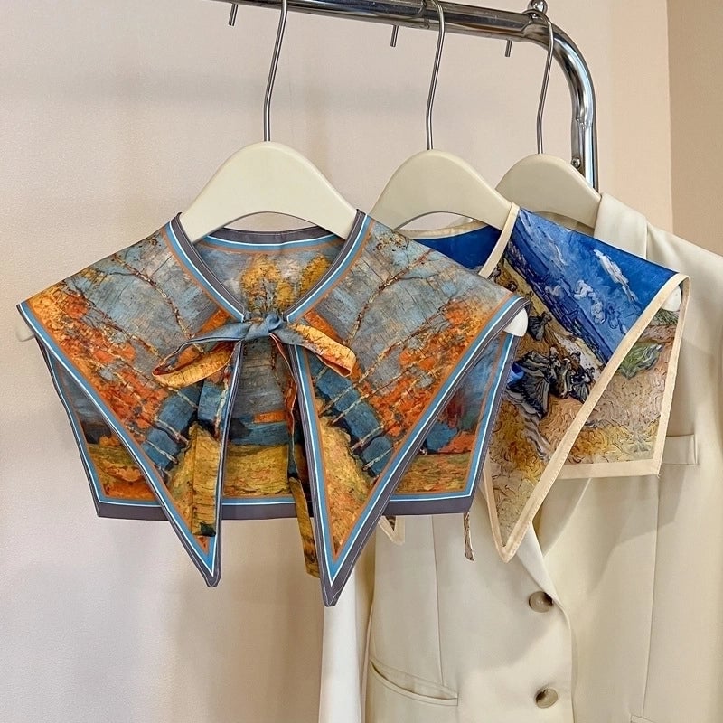 Women's Elegant Classical Lady Geometric Flower Nylon Shawl
