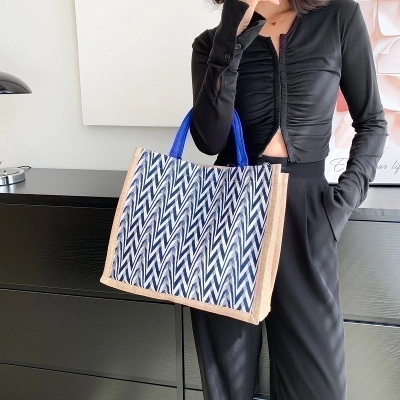 Women's Medium All Seasons Linen Vintage Style Ethnic Style Streetwear Handbag Tote Bag