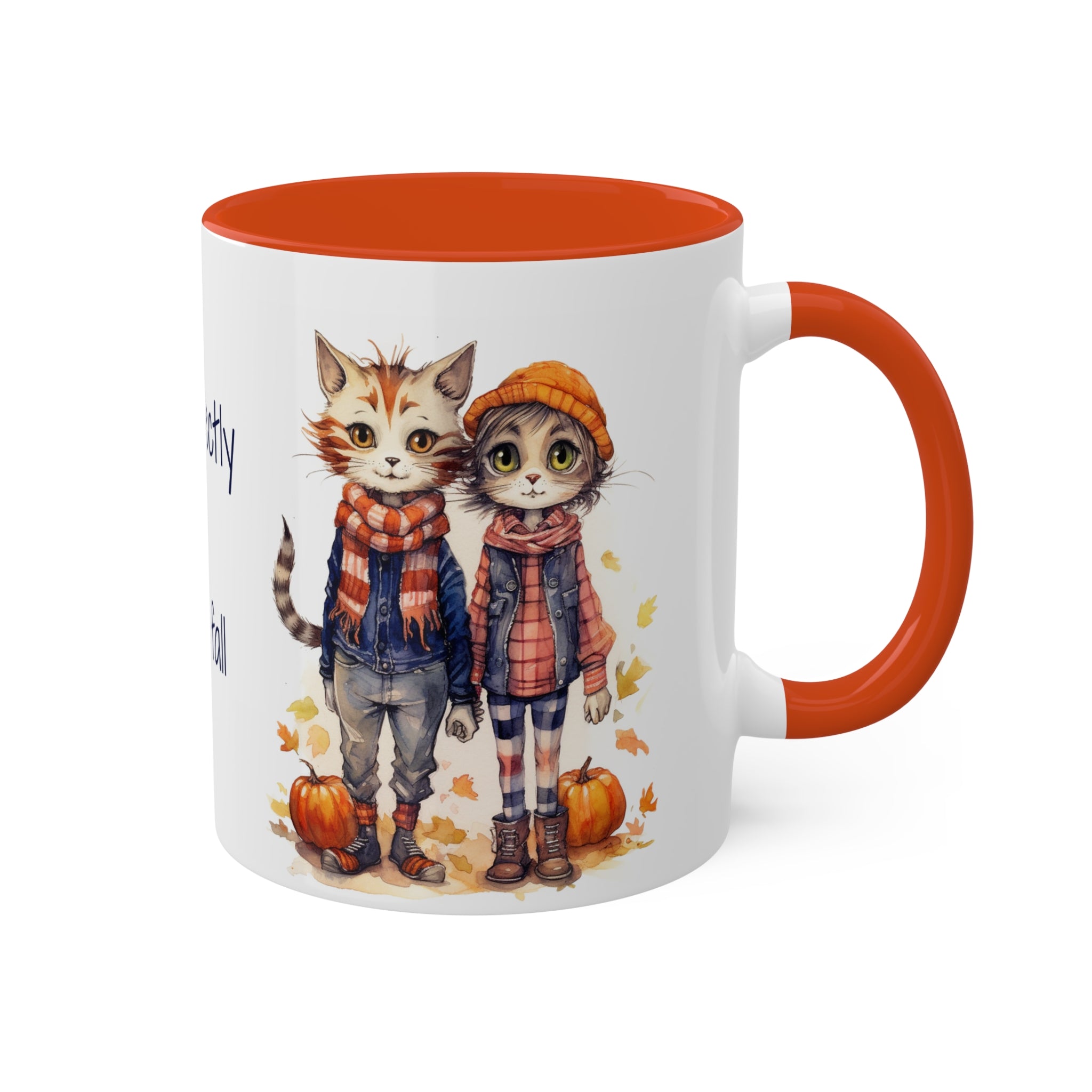 Finn & Olive Cozy Fall Kitties Mug