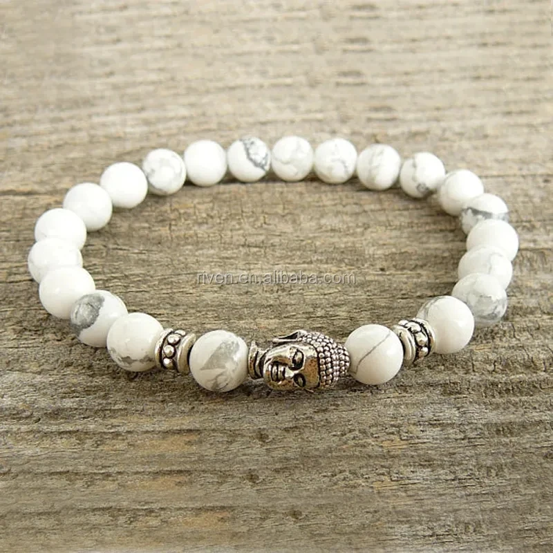 SN0795 Rose Quartz Hamsa Women Beaded Natural Rose Quartz Bracelets Energy Yoga Wrist