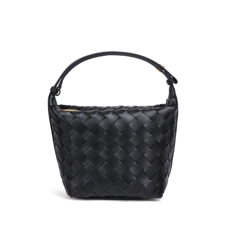 Women's Pu Leather Solid Color Streetwear Square Zipper Shoulder Bag Underarm Bag