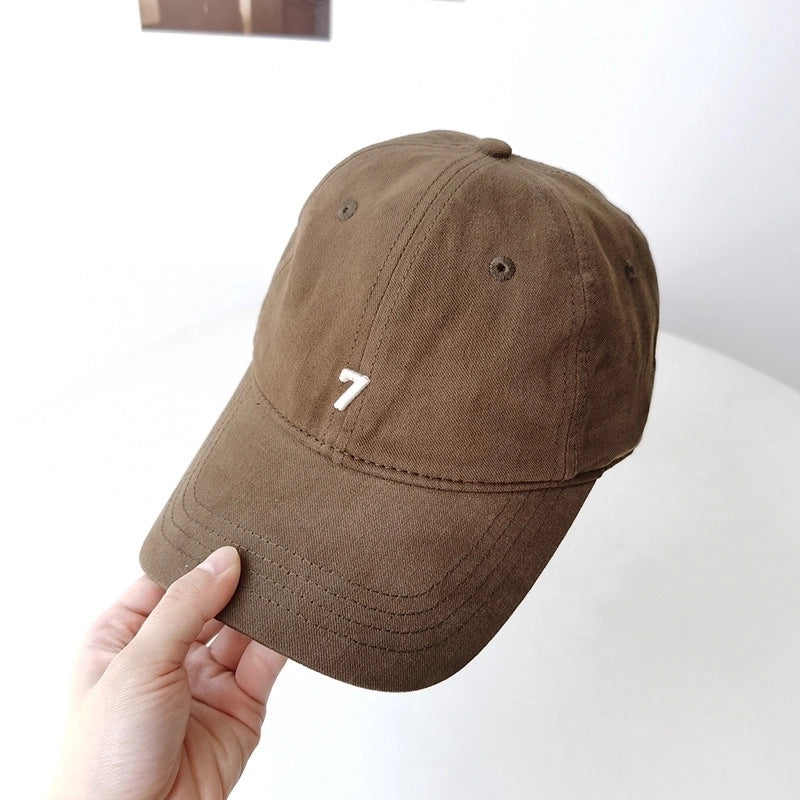 Unisex Classic Style Solid Color Curved Eaves Baseball Cap