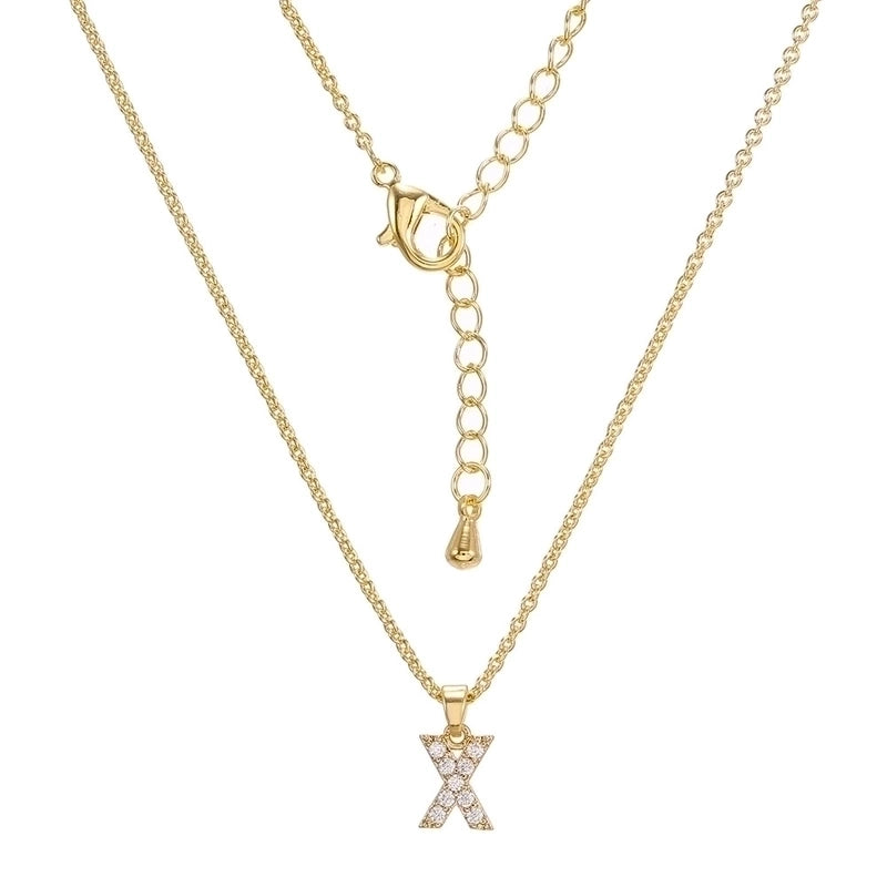 Brass Cable Chain Letter Necklace