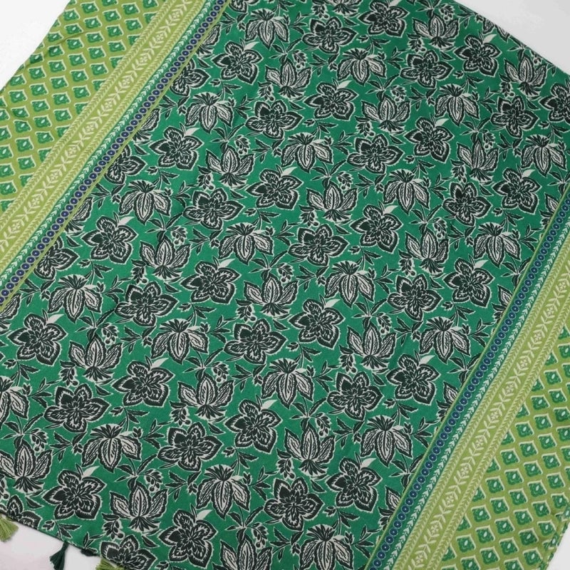 Women's Vacation Flower Polyester Scarf
