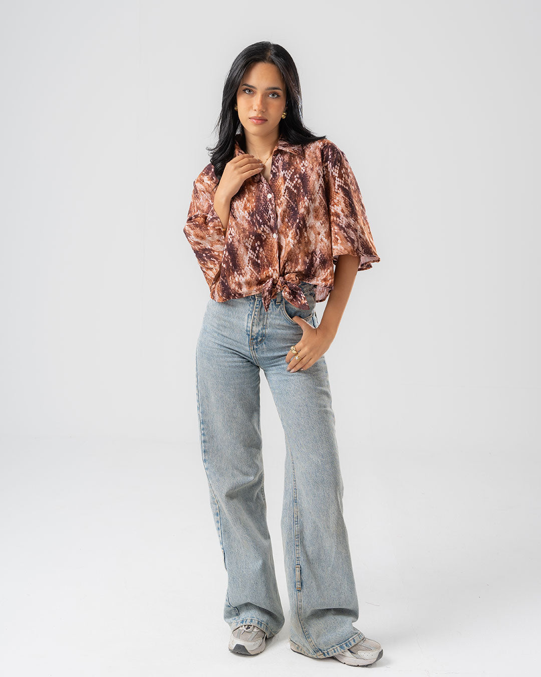 Women's Printed Crop Top