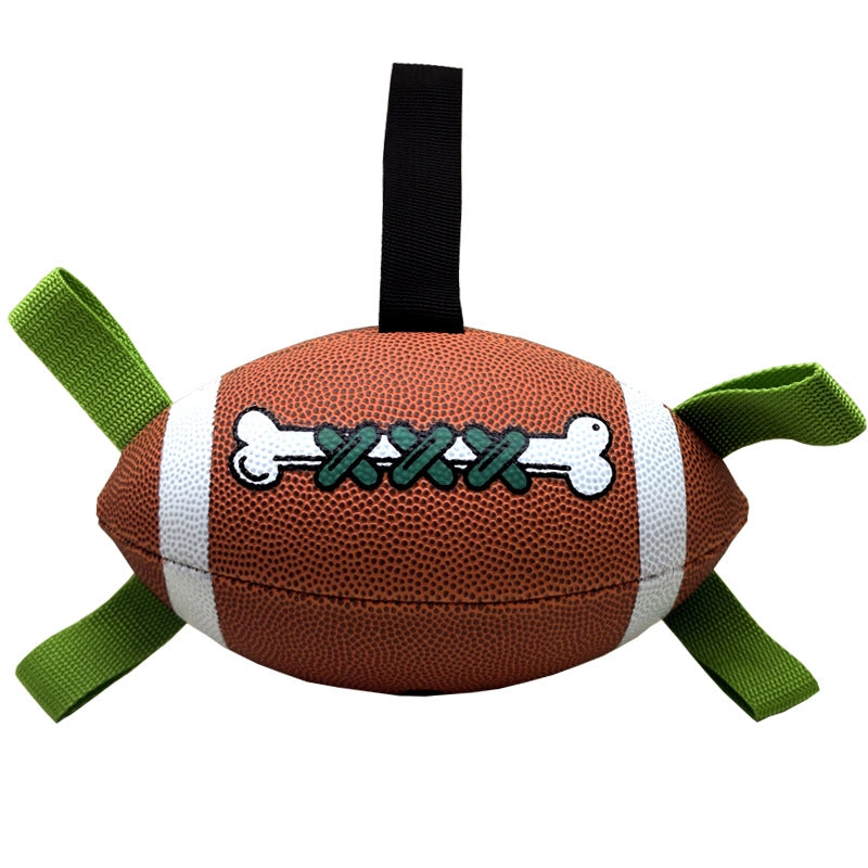 Minimalist PVC Rugby Football Pet Toys