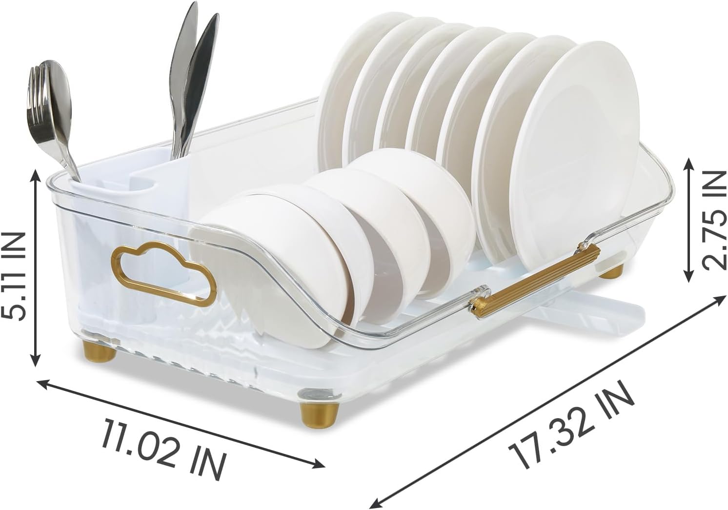 Dish Drying Rack Over Sink Suitable For All Kinds Of Dishes