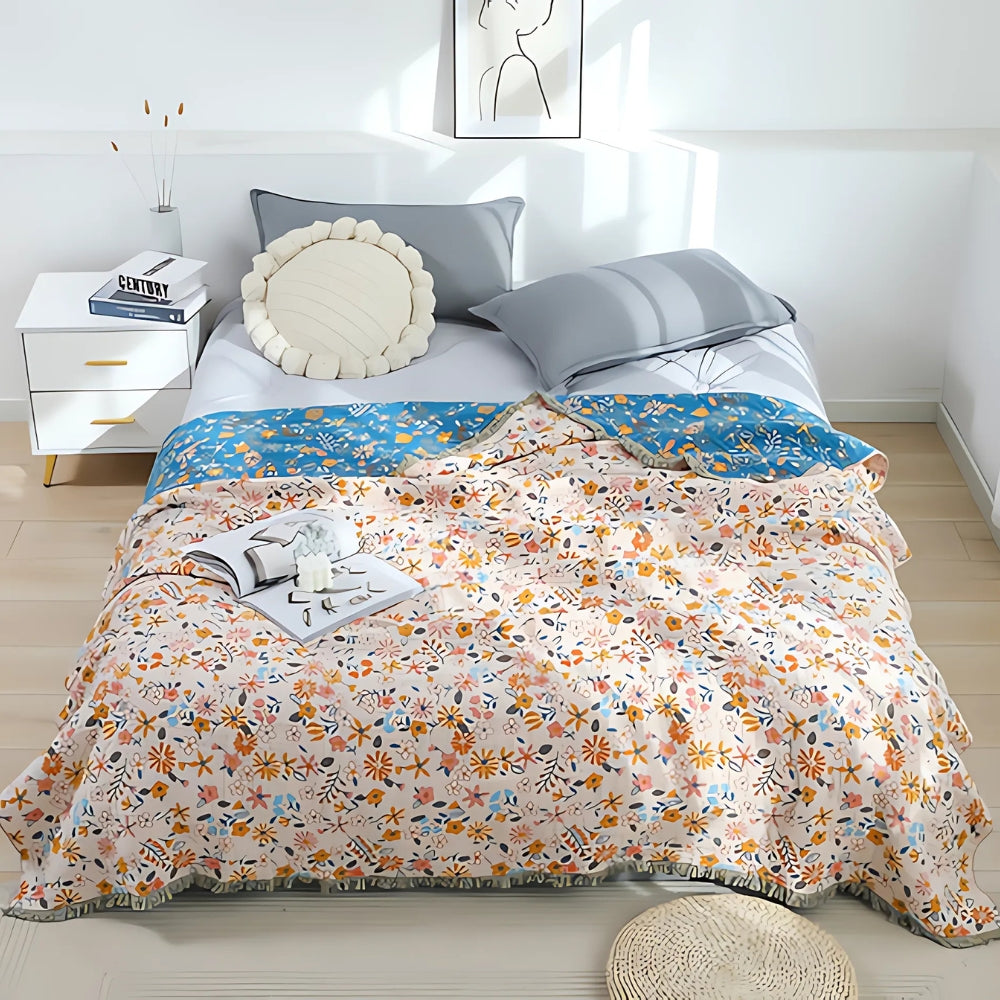 Reversible Tassel Blanket