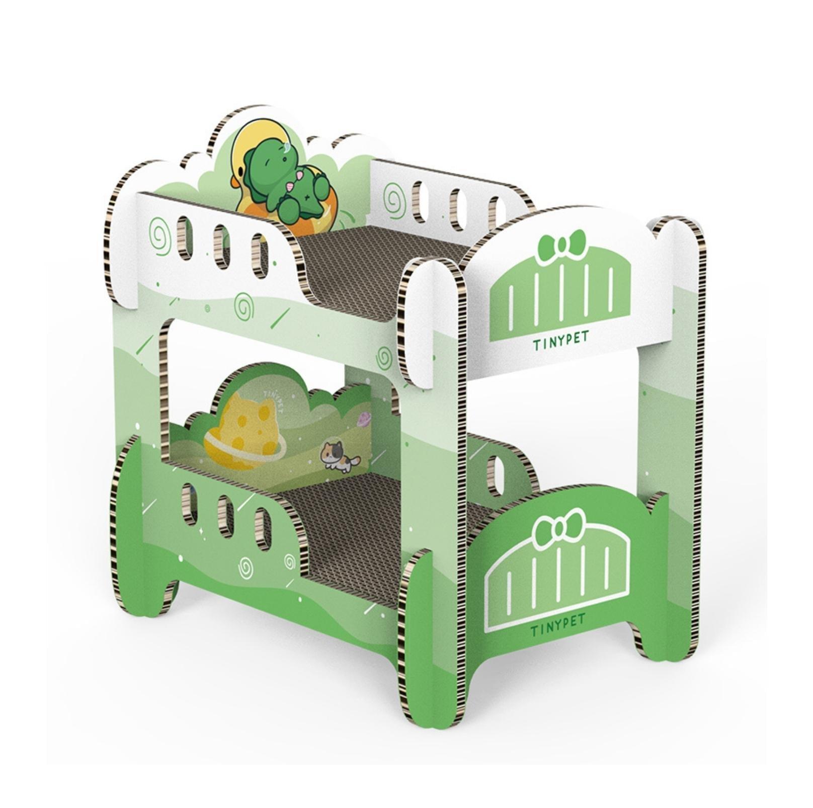 Tinypet Bunk Bed Scratching Board Cat Scratcher