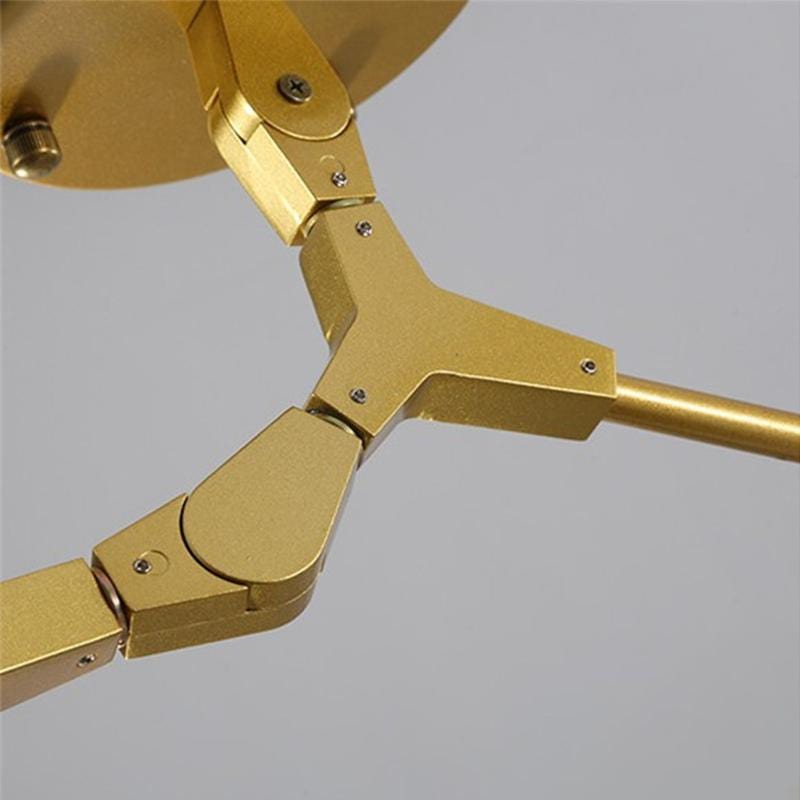 Ingrid 9 | Modern Branching Disc Chandelier
