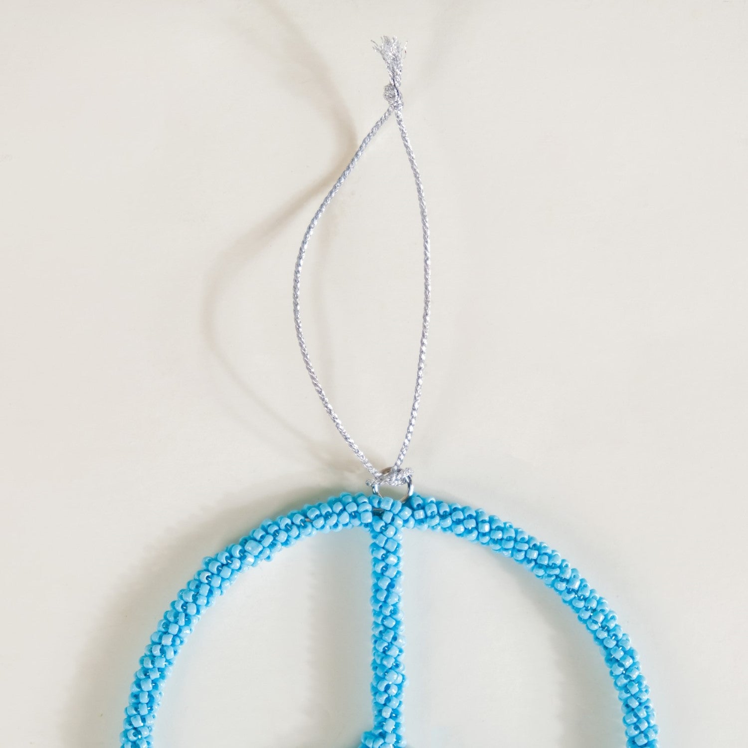 Beaded Christmas Ornament Set of 2
