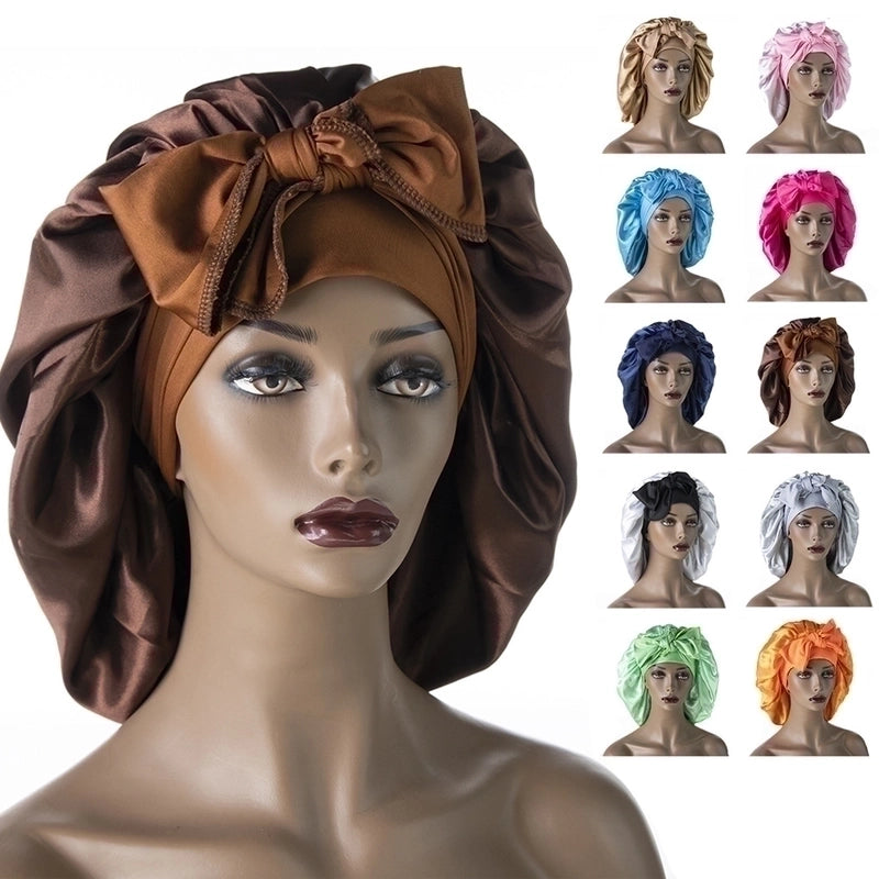 Women's Fashion Solid Color Bowknot Sleeve Cap