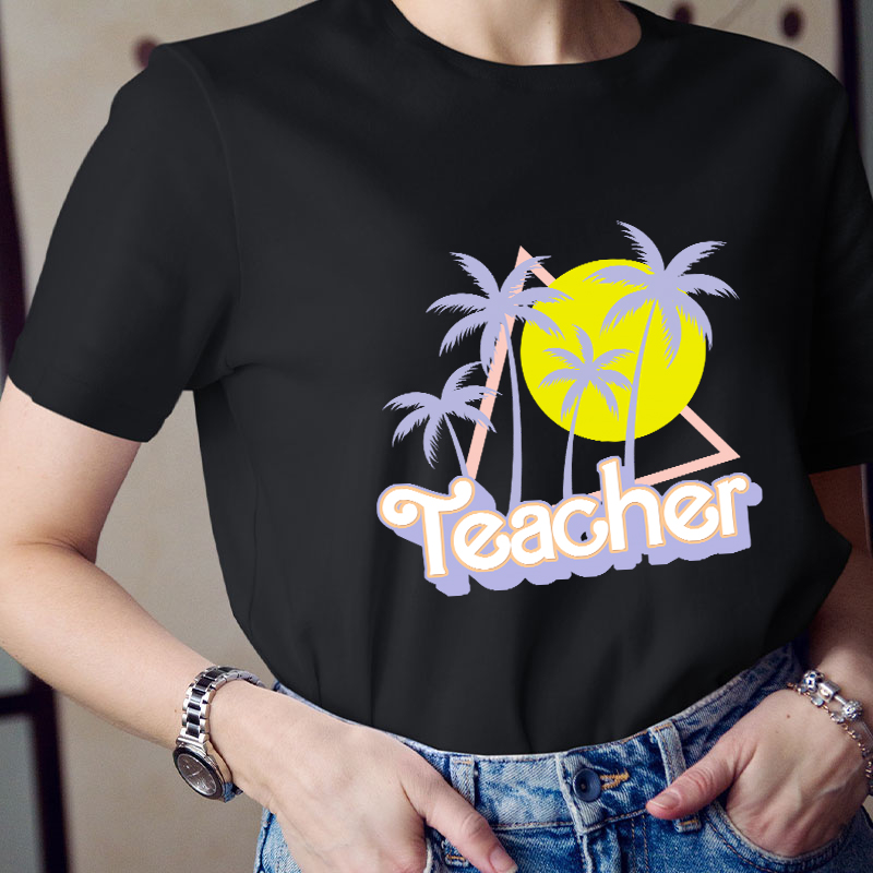 Teacher Summer Time Teacher T-Shirt