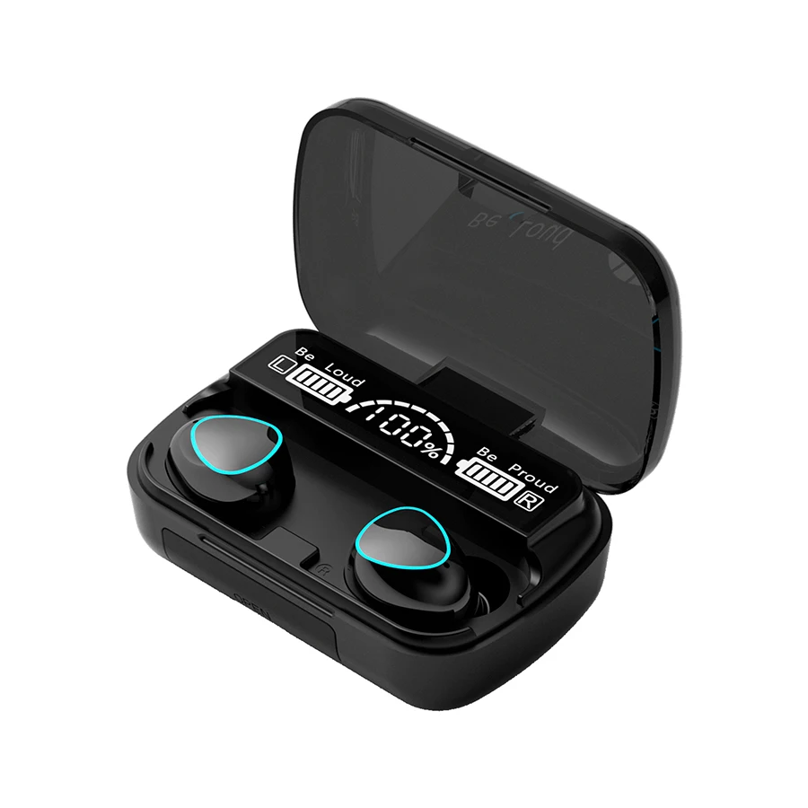 Most Popular M10 TWS Headphones Sports Headset Wireless Earphones Waterproof M10 Earbuds with Power Bank