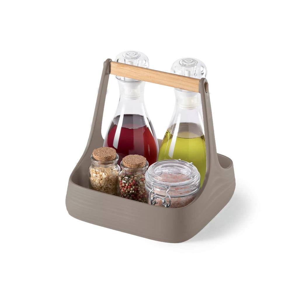 Tierra Table Caddy - Taupe