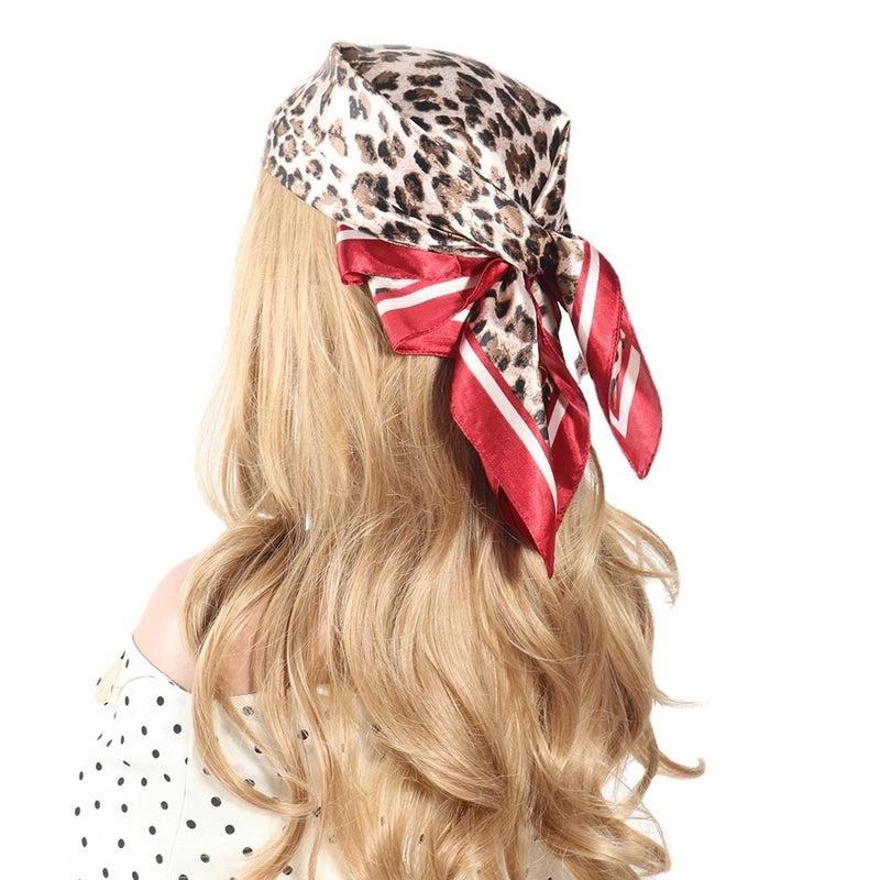Women's Retro Streetwear Leopard Polyester Printing Bandanas