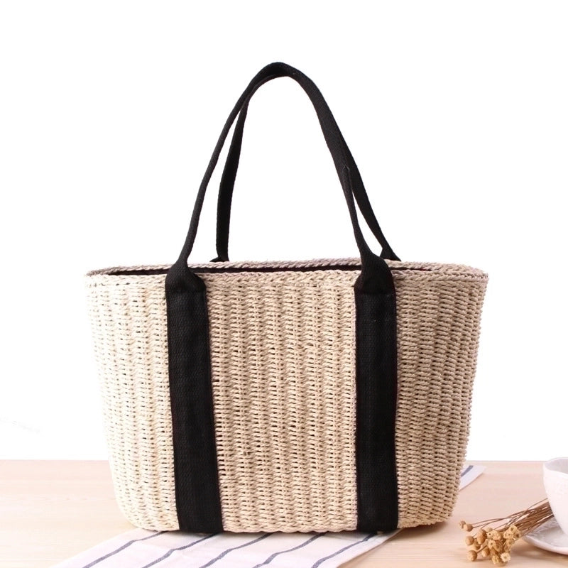 Women's Large Straw Bag Hander Bag