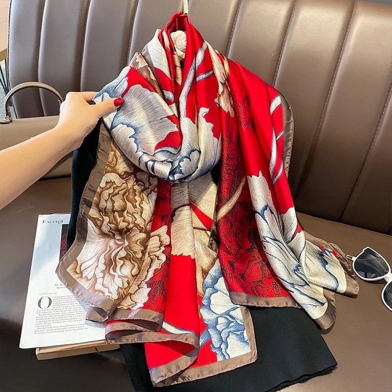 Fashion Silk Scarf (707 Main Color) Nhcj0164-707 Main Color