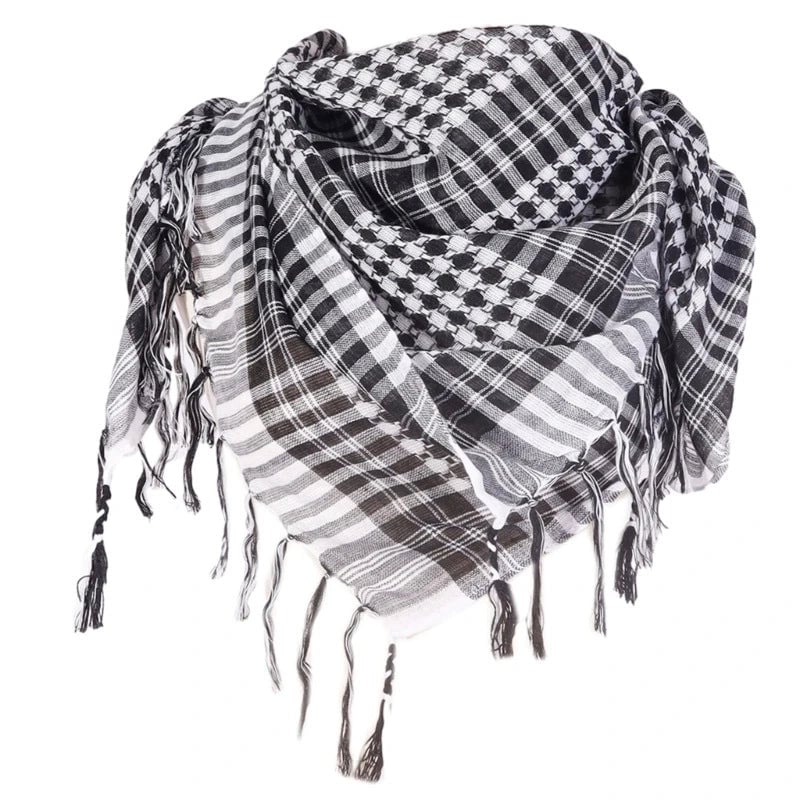 Unisex Ethnic Style Minimalist Plaid Polyester Scarf