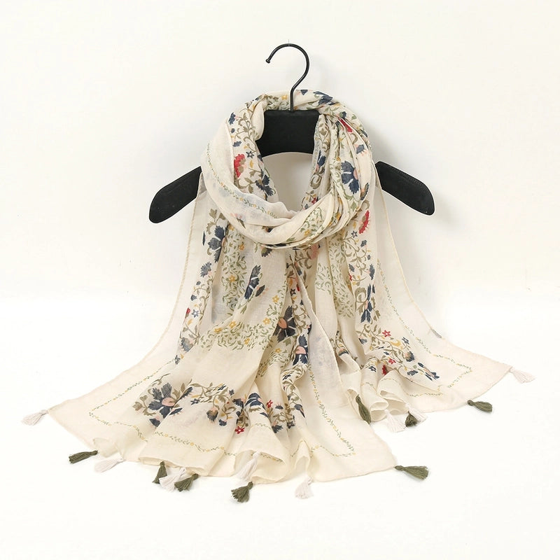 Unisex Vacation Sweet Geometric Polyester Scarf