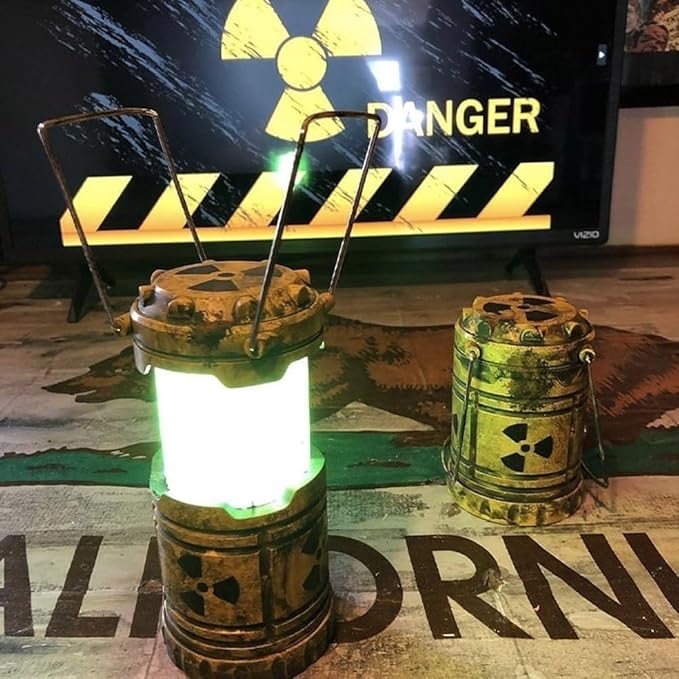 Nuclear Reactor Lantern Night Light  Industrial Sci-Fi Aesthetic