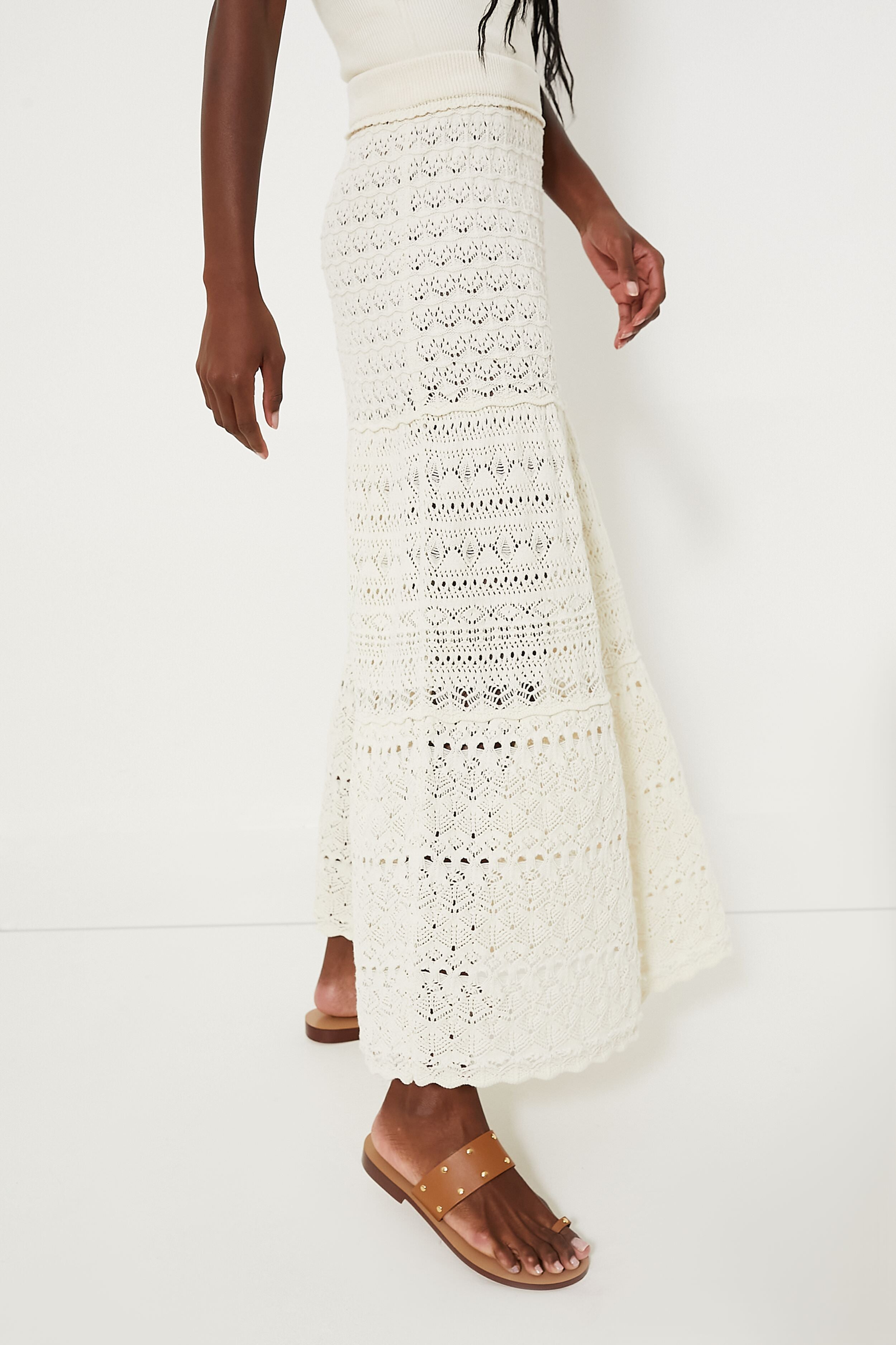 Ecru Josh Maxi Skirt