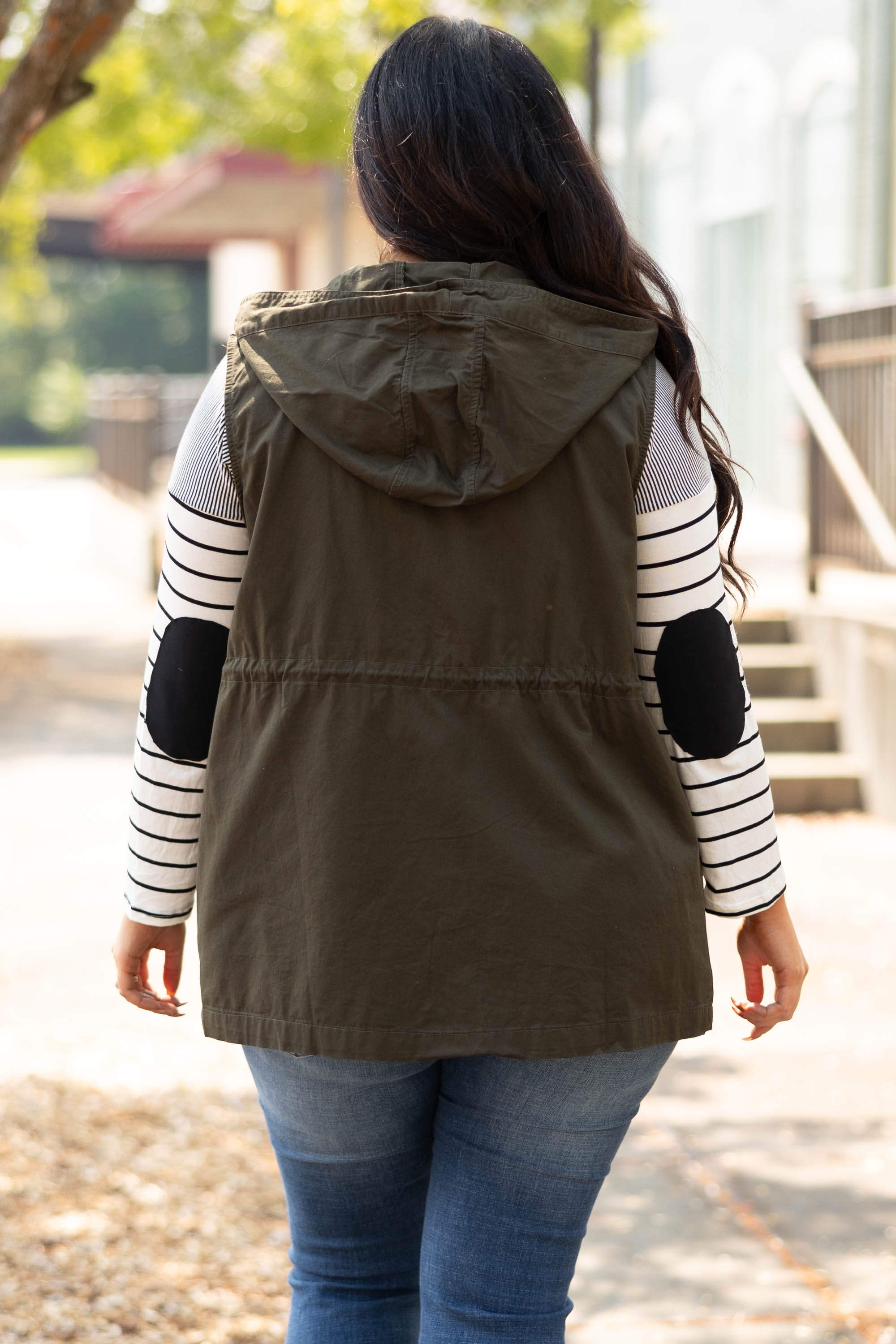 So Carefree Vest. Dark Olive