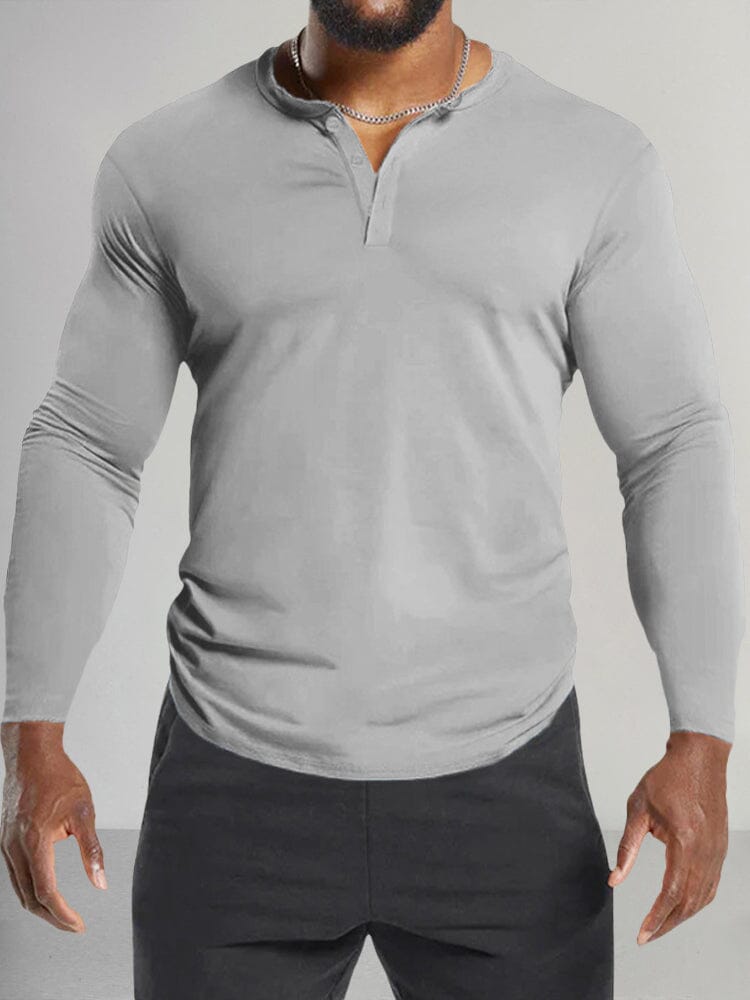 Classic Fit Soft Henley Shirt