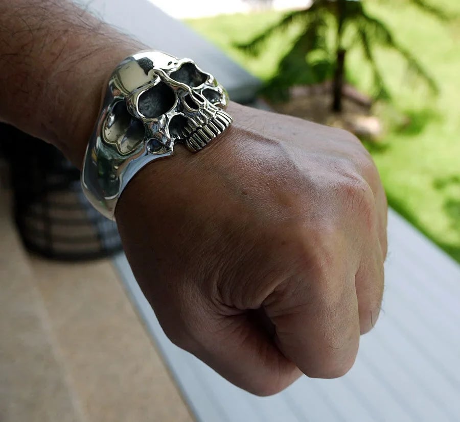 Heavy Phantom Skull Bracelet