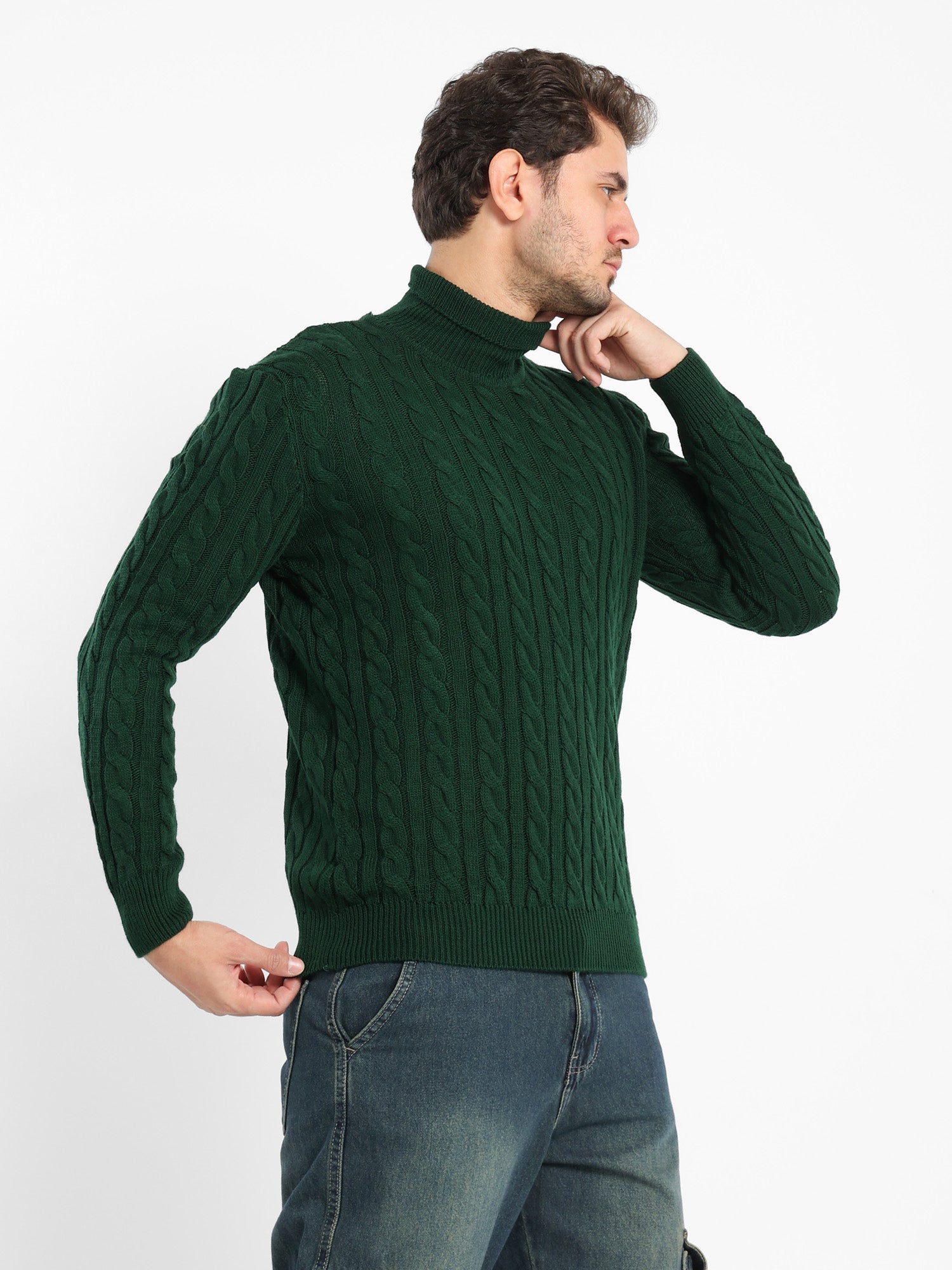 Textured Casual Pullover
