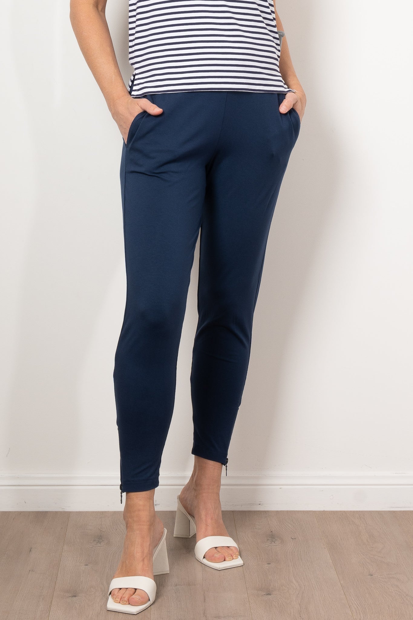 Mela Purdie Zip Stiletto Pant Matte Jersey