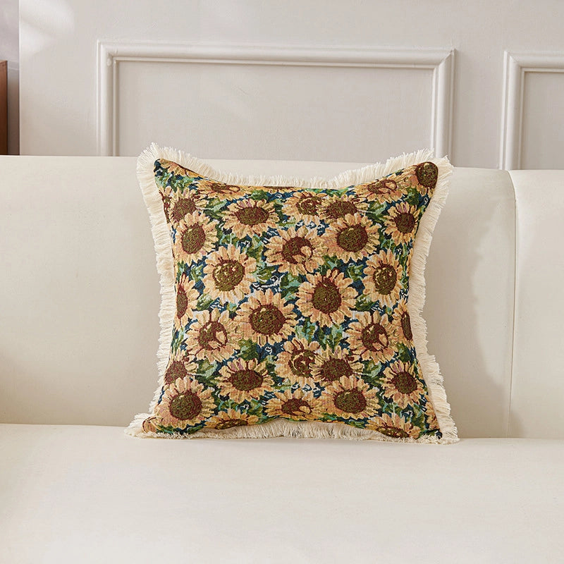Minimalist Classic Style Geometric Cotton And Linen Pillow Cases