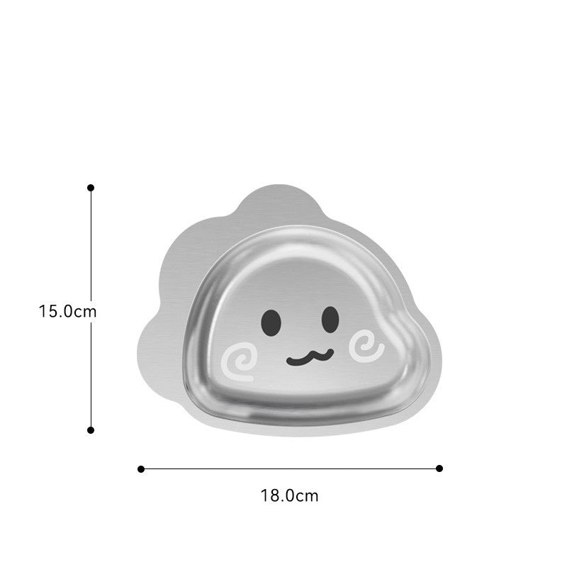 Cute Animal 304 Stainless Steel Silica Gel Tableware 1 Piece