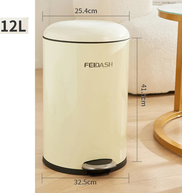 New Luxury Trash Can With Foot Pedal & Lid