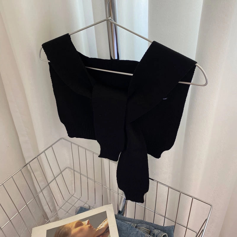 Women's Minimalist Solid Color Polyester Shawl