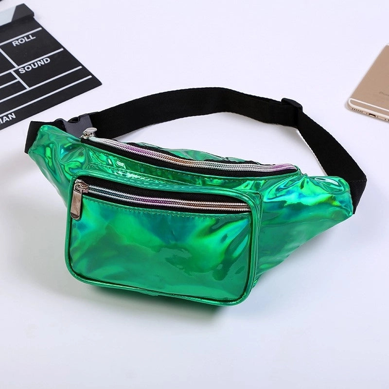 Women's Streetwear Solid Color Pu Leather Waist Bags