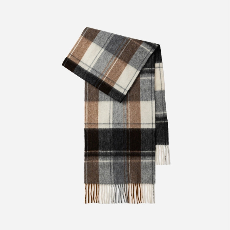 Wool Scarf Advanced Sense Simple Plaid Spring Clothing Women's Clothing Batch Winter Explosions For Women And Men