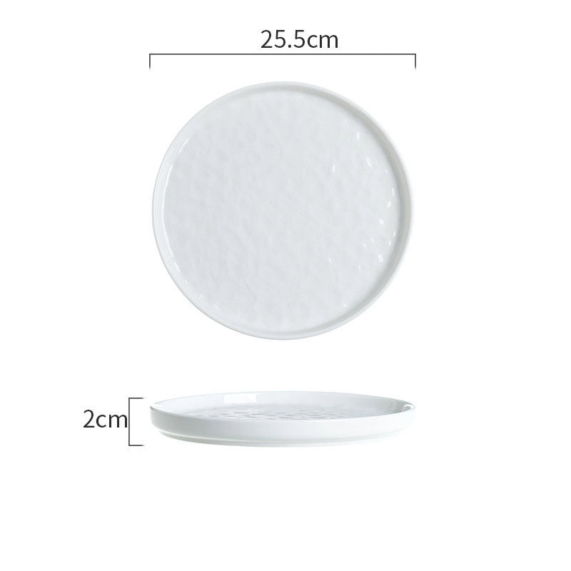 Ceramic Bowl Dish Tableware Household Plate Fish Plate Dish Soup Bowl Rice Bowl Simple Light Luxury Noodle Bowl
